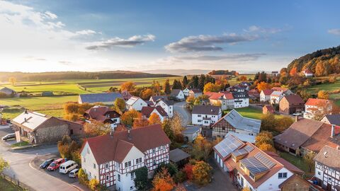 Ländlicher Raum Dorf in Hessen