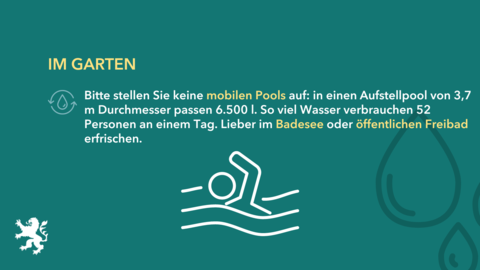 Wasserspartipps im Garten