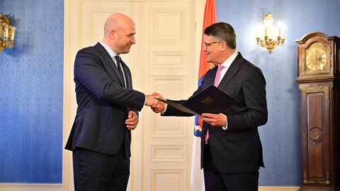 Ingmar Jung und Boris Rhein