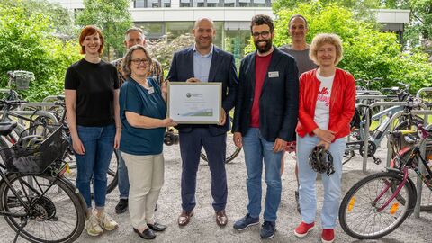 HMLU als "Fahrradfreundlicher Arbeitgeber" ausgezeichnet.