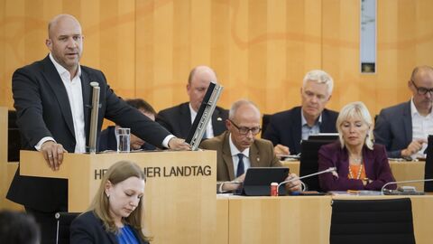 Landwirtschaftsminister Jung im Landtag Landwirtschaftsminister Jung im Landtag