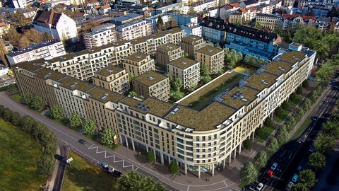 Luftaufnahme Wohnprojekt Offenbach