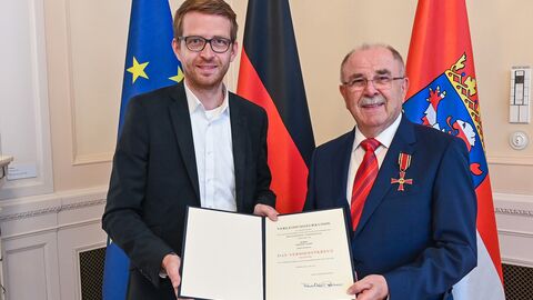 Bundesverdienstkreuz Friedel Kopp