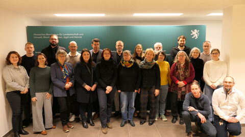 Gruppenfoto bei der Auftaktveranstaltung zum Gewässermanager