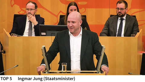 Hessens Landwirtschaftsminister spricht im Hessischen Landtag