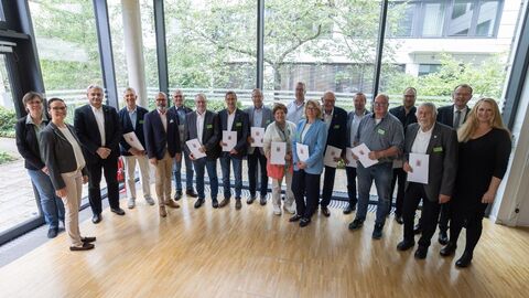 Gruppenfoto der neuen Besetzung in der Spruchstelle Flurbereinigung Gruppenfoto der neuen Besetzung in der Spruchstelle Flurbereinigung