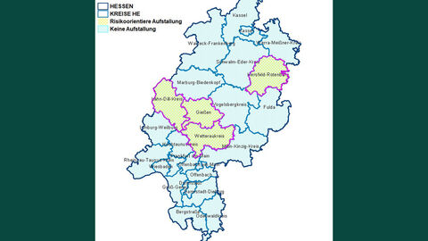 Karte Aufstallungspflicht