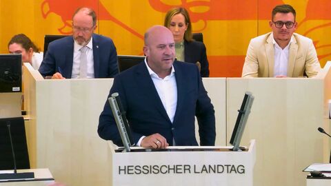 Ingmar Jung im Hessischen Landtag